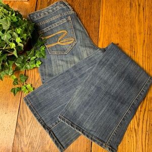 Seven 7 Jeans Flare Size 28 Dark Wash